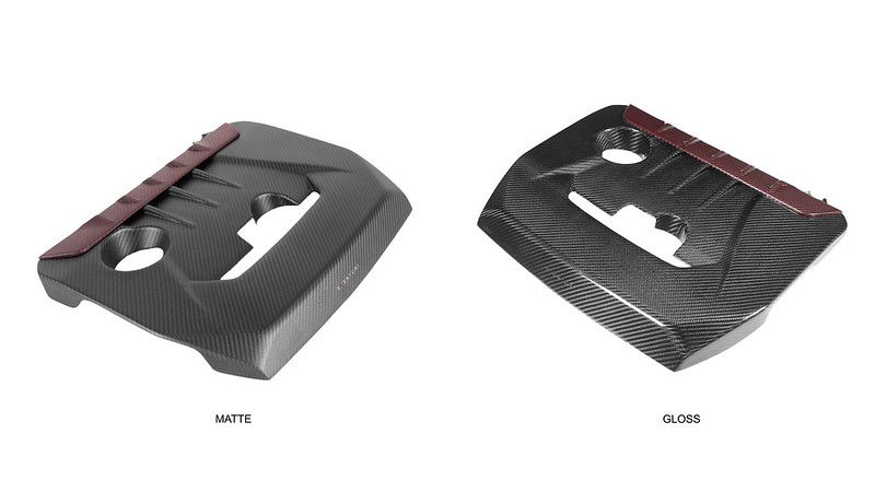 Eventuri Carbon Kevlar Motorabdeckung für Toyota Yaris GR 2021+ - carbon matt