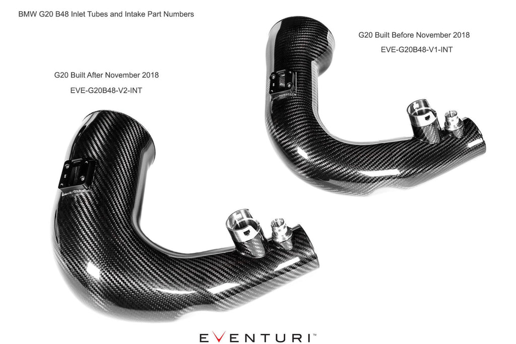 Eventuri Carbon Ansaugsystem für BMW 3er G20 G21|G42 B58 inkl. M240i|M340i(x) gebaut nach November 2018