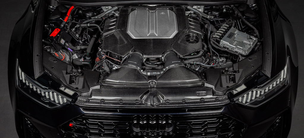 Eventuri Carbon Motorabdeckung für Audi C8 RS6/RS7 carbon matt