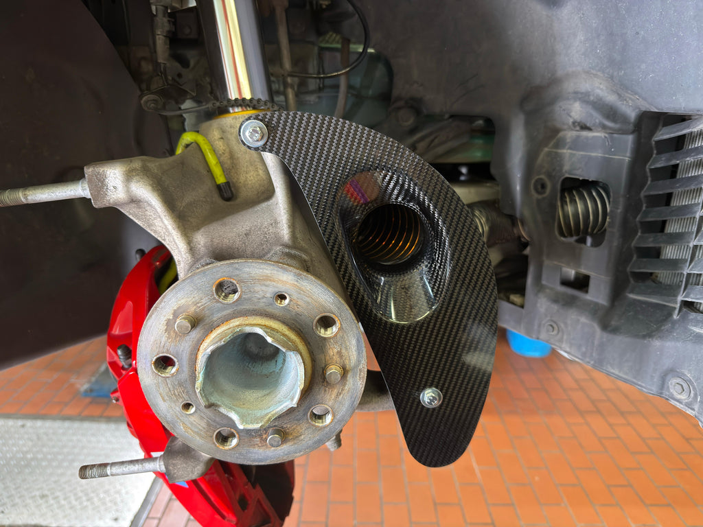 Bremsbelüftung Set Vorderachse Ankerbleche Kohlefaser Carbon passend für BMW G80 G82 G87  M2 M3 M4
