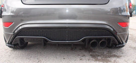 Maxton Design Diffusor Heck Ansatz passend für Ford Fiesta ST Mk7 FL schwarz Hochglanz