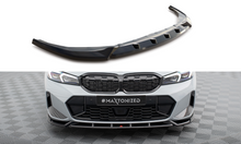 Laden Sie das Bild in den Galerie-Viewer, Maxton Design Front Ansatz V.1 für BMW 3er M340i / M-Paket G20 / G21 Facelift schwarz Hochglanz