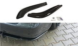 Maxton Design Heck Ansatz Flaps Diffusor passend für AUDI S4 B5 Avant schwarz Hochglanz