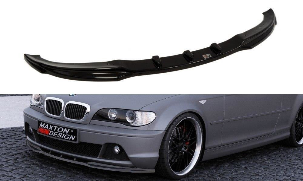 Maxton Design Front Ansatz passend für BMW 3er E46 COUPE Facelift schwarz Hochglanz