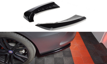 Laden Sie das Bild in den Galerie-Viewer, Maxton Design Heck Ansatz Flaps Diffusor passend für MERCEDES- BENZ C-KLASSE W205 COUPE AMG-LINE schwarz Hochglanz