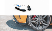 Laden Sie das Bild in den Galerie-Viewer, Maxton Design Heck Ansatz Flaps Diffusor passend für V.2 Ford Focus ST Mk4  schwarz Hochglanz