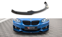 Laden Sie das Bild in den Galerie-Viewer, Maxton Design Front Ansatz V.1 für BMW 2 M-Paket F22 schwarz Hochglanz