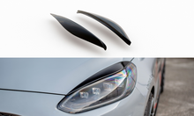 Laden Sie das Bild in den Galerie-Viewer, Maxton Design Scheinwerfer Blenden Böser Blick passend für Ford Fiesta Mk8 ST / ST-Line / Standard schwarz Hochglanz