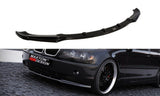 Maxton Design Front Ansatz passend für BMW 3er E46 LIMOUSINE Facelift schwarz Hochglanz