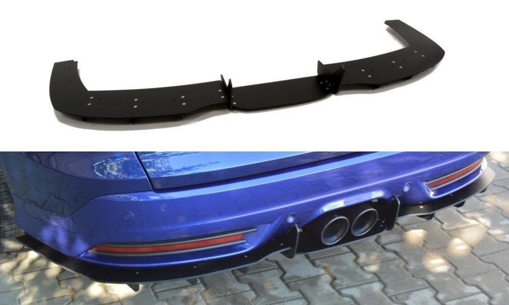 Maxton Design Diffusor Heck Ansatz passend für Heckschürze passend für FORD Focus 3 ST Turnier