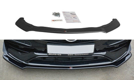 Maxton Design Front Ansatz passend für V.2 Mercedes CLA A45 AMG C117 Facelift schwarz Hochglanz