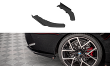 Laden Sie das Bild in den Galerie-Viewer, Maxton Design Street Pro Heck Ansatz Flaps Diffusor +Flaps für BMW 4er M-Paket G22 schwarz Hochglanz