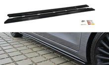 Laden Sie das Bild in den Galerie-Viewer, Maxton Design Seitenschweller Ansatz passend für Hyundai i30 mk.2 schwarz Hochglanz