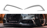 Maxton Design Nebelleuchten Abdeckung Air Intakes passend für Audi A6 C7 S-Line/ S6 C7
