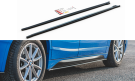 Maxton Design Seitenschweller Ansatz passend für BMW X2 F39 M-Paket schwarz Hochglanz