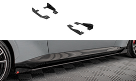 Maxton Design Side Flaps BMW 2 Coupe M-Paket / M240i G42 schwarz Hochglanz