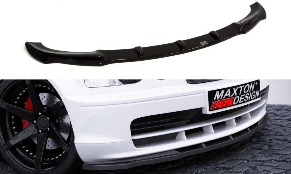 Maxton Design Front Ansatz passend für BMW 3er E46 COUPE schwarz Hochglanz