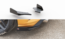Laden Sie das Bild in den Galerie-Viewer, Maxton Design Robuster Racing Heck Ansatz Flaps Diffusor passend für + Flaps passend für Ford Focus ST Mk4 schwarz Hochglanz