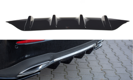 Maxton Design Diffusor Heck Ansatz passend für Mercedes-Benz E43 AMG / AMG-Line W213 schwarz Hochglanz
