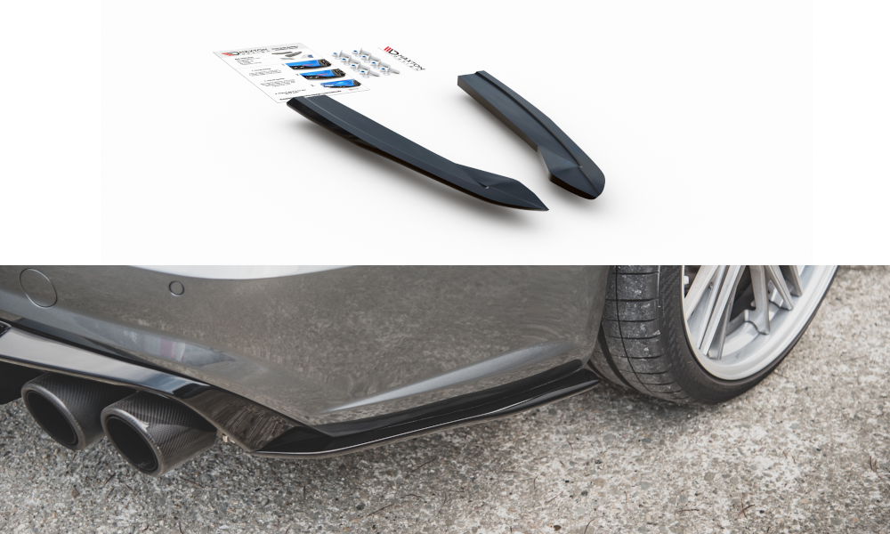 Maxton Design Heck Ansatz Flaps Diffusor passend für Diffusor passend für Audi S6 / A6 S-Line C7 FL