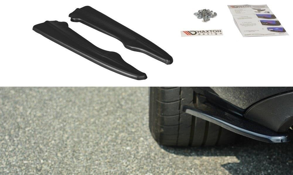 Maxton Design Heck Ansatz Flaps Diffusor passend für Mercedes E W212 schwarz Hochglanz