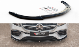 Maxton Design Front Ansatz passend für V.1 Mercedes-Benz E63 AMG Kombi/Limousine S213/W213 schwarz Hochglanz