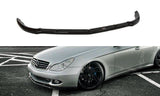 Maxton Design Front Ansatz passend für MERCEDES CLS C219 Serie schwarz Hochglanz