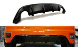 Maxton Design Diffusor Heck Ansatz passend für Ford Focus ST Mk2 schwarz Hochglanz