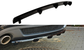 Maxton Design Mittlerer Diffusor Heck Ansatz passend für AUDI A5 S-LINE DTM LOOK schwarz Hochglanz