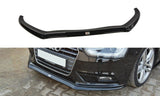 Maxton Design Front Diffuser V.2 Audi A4 B8 FL schwarz Hochglanz