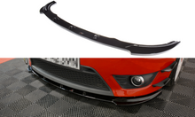 Laden Sie das Bild in den Galerie-Viewer, Maxton Design Front Ansatz passend für V.1 Ford Fiesta ST Mk6 schwarz Hochglanz