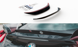 Maxton Design Zentrale Spoiler CAP passend für BMW i8 schwarz Hochglanz