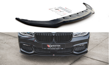 Laden Sie das Bild in den Galerie-Viewer, Maxton Design Front Ansatz V.1 für BMW 7 M-Paket G11 schwarz Hochglanz