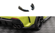 Laden Sie das Bild in den Galerie-Viewer, Maxton Design Heck Ansatz Flaps Diffusor V.6 für BMW 1er F40 M-Paket/ M135i schwarz Hochglanz