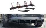 Maxton Design Diffusor Heck Ansatz passend für Heckschürze V.2 passend für AUDI RS3 8V FL SPORTBACK