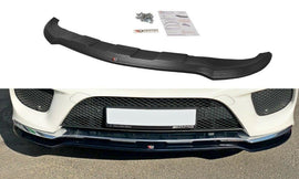 Maxton Design Front Ansatz passend für V.1 Mercedes GLE W166 AMG-Line schwarz Hochglanz