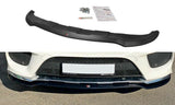 Maxton Design Front Ansatz passend für V.1 Mercedes GLE W166 AMG-Line schwarz Hochglanz