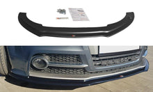 Laden Sie das Bild in den Galerie-Viewer, Maxton Design Front Ansatz passend für V.1 Audi TT S Mk2 (8J) schwarz Hochglanz