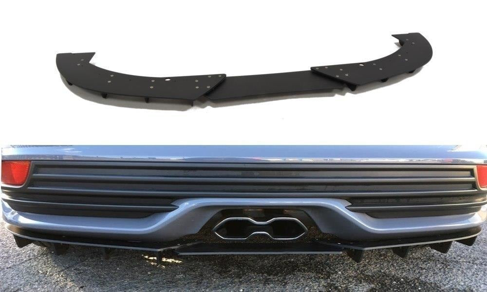 Maxton Design Diffusor Heck Ansatz passend für Heckschürze passend für FORD FOCUS 3 ST FL