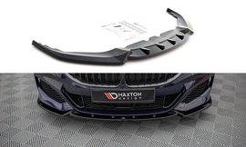 Maxton Design Front Ansatz V.3 für BMW 8 Coupe G15 / 8 Gran Coupe M Paket G16 schwarz Hochglanz