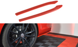 Maxton Design Heck Ansatz Flaps Diffusor passend für V.2 VW GOLF 7 R VARIANT FACELIFT  schwarz Hochglanz
