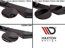 Laden Sie das Bild in den Galerie-Viewer, Maxton Design Diffusor Heck Ansatz passend für Audi A7 Mk1 S-Line schwarz Hochglanz