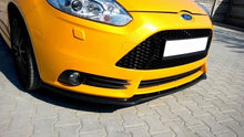 Laden Sie das Bild in den Galerie-Viewer, Maxton Design Front Ansatz passend für V.1 Ford Focus ST Mk3 schwarz Hochglanz