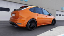 Laden Sie das Bild in den Galerie-Viewer, Maxton Design Diffusor Heck Ansatz passend für Ford Focus ST Mk2 FL schwarz Hochglanz