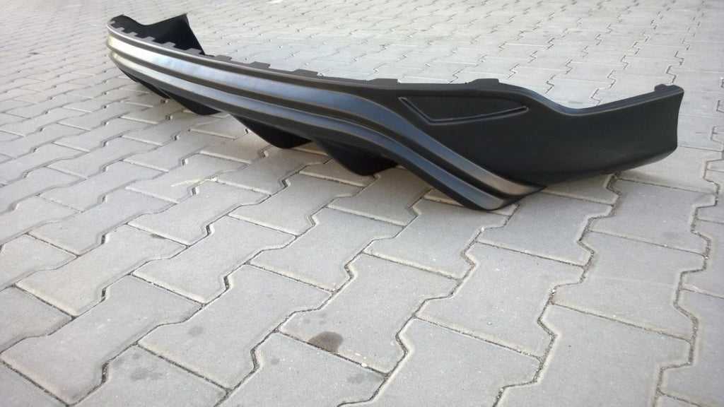 Maxton Design Diffusor Heck Ansatz passend für Ford Focus ST Mk3 (RS Look) schwarz Hochglanz