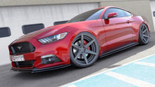 Laden Sie das Bild in den Galerie-Viewer, Maxton Design Front Ansatz passend für Ford Mustang Mk6 schwarz Hochglanz