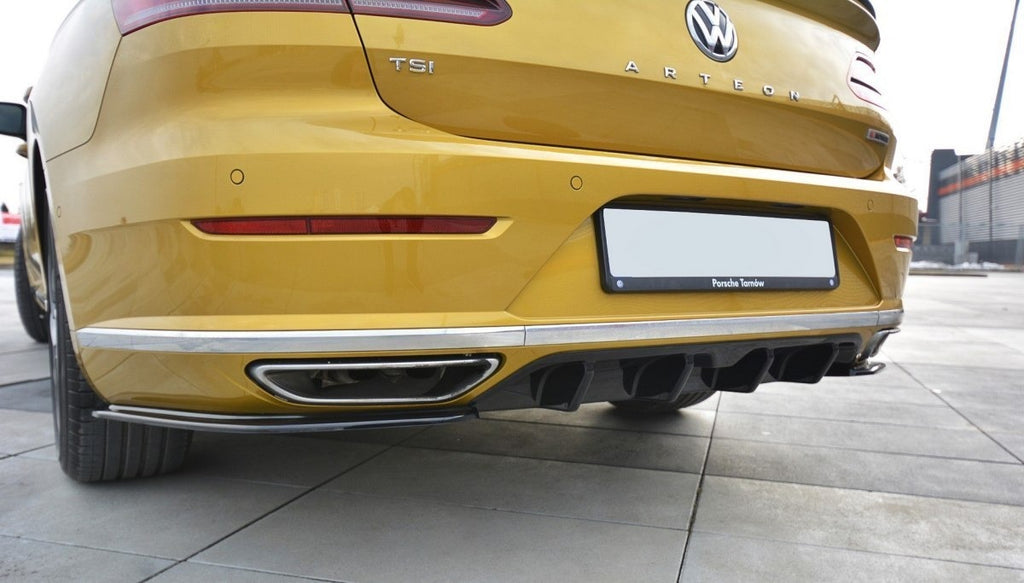 Maxton Design Diffusor Heck Ansatz passend für VW ARTEON schwarz Hochglanz