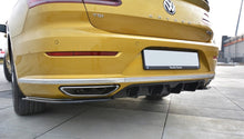 Laden Sie das Bild in den Galerie-Viewer, Maxton Design Diffusor Heck Ansatz passend für VW ARTEON schwarz Hochglanz