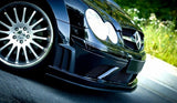 Maxton Design Front Ansatz passend für MERCEDES CLK W209 BLACK (SL BLACK SERIES LOOK) schwarz Hochglanz