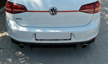 Laden Sie das Bild in den Galerie-Viewer, Maxton Design Diffusor Heck Ansatz passend für Heckschürze &amp; Flaps passend für VW GOLF 7 GTI